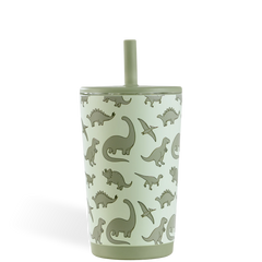 Everyday Tumbler 14oz | Ceramic-Lined Spill-Free Kids Tumbler – Dinosaur