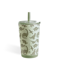 Everyday Tumbler 14oz | Ceramic-Lined Spill-Free Kids Tumbler – Dinosaur