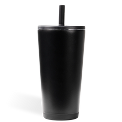 Everyday Tumbler 20oz | Ceramic-Lined Insulated Tumbler with Straw – Black