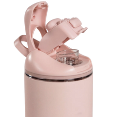 Ease2o 14oz | Leakproof 2-in-1 Kids Water Bottle with Straw & Chug Spout – Dusty Rose