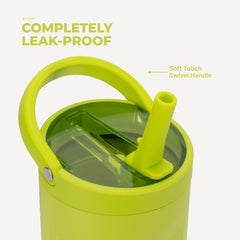 Sport 20oz | Insulated Water Bottle, Leakproof Flip Straw – Lemon Lime