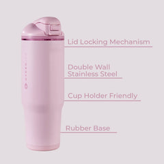 Ease2o 32oz | Compact Water Bottle with Straw & Chug Spout – Sweet Pea