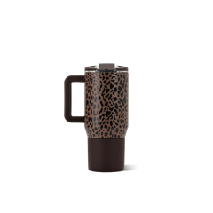 Coffee Traveler 20oz | Ceramic-Lined Insulated Travel Mug – Brown Leopard