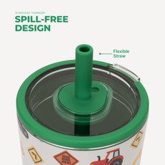 Everyday Tumbler 14oz | Ceramic-Lined Spill-Free Kids Tumbler – Under Construction