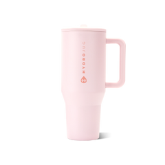 Traveler 40oz | All-Day Insulated Tumbler with Handle – Pink Sand