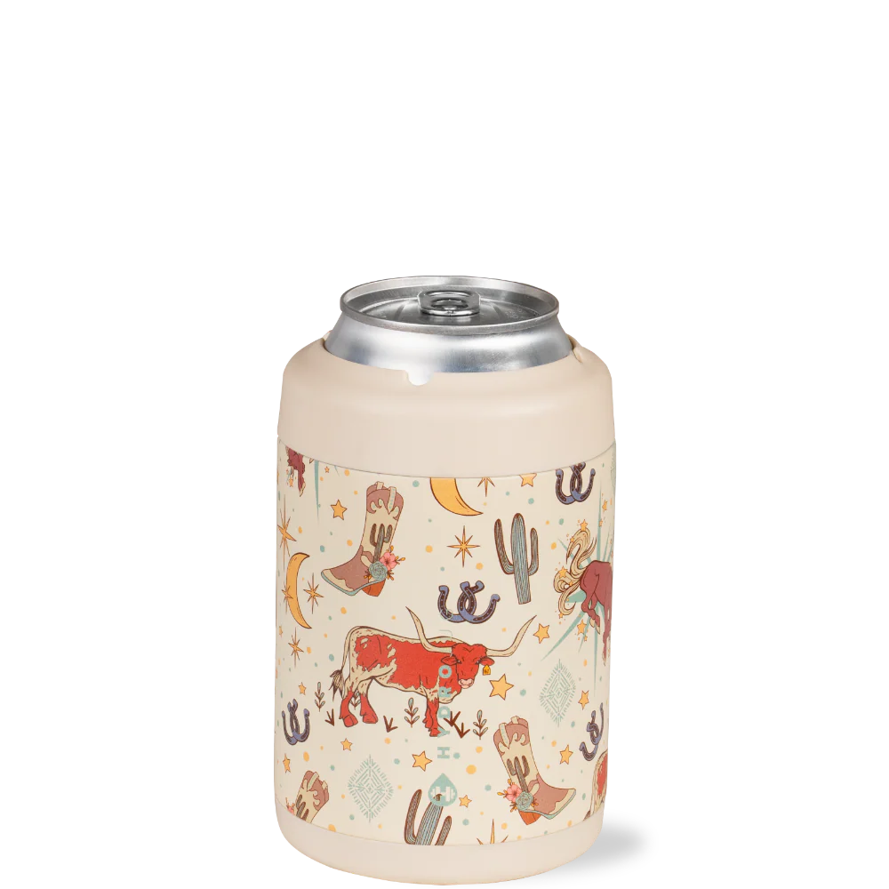Can Cooler 12oz | 2-in-1 Insulated Standard Can Cooler, Screw-Top Lock – Rodeo