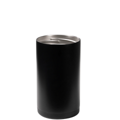 Can Cooler 16oz | 2-in-1 Insulated Tallboy Can Cooler, Screw-Top Lock – Black