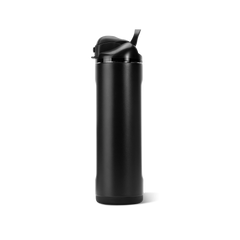 Ease2o 24oz | 2-in-1 Water Bottle with Soft Straw & Chug Spout – Black