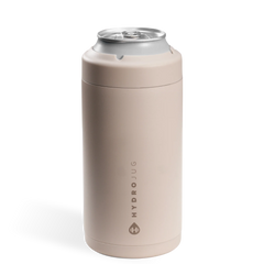 Can Cooler 16oz | 2-in-1 Insulated Tallboy Can Cooler, Screw-Top Lock – Dune