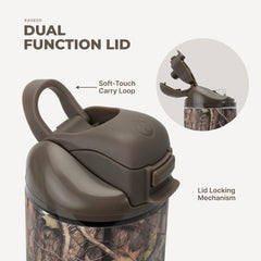Ease2o 40oz | Dual-Function Water Bottle with Straw & Chug Spout – Woodland