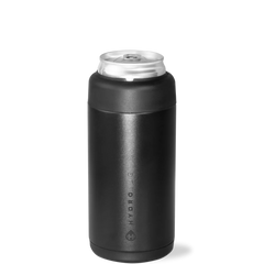 Slim Can Cooler 12oz | Insulated Stainless Steel Skinny Can Holder – Black