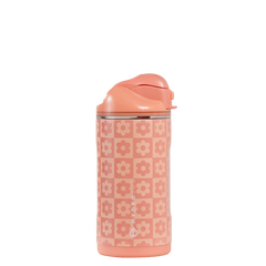 Ease2o 14oz | Leakproof 2-in-1 Kids Water Bottle, Straw & Chug Spout – Daisy Checkers