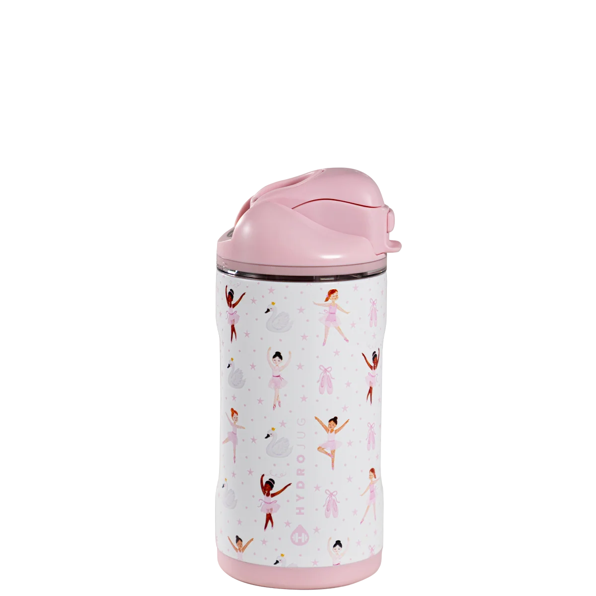 Ease2o 14oz | Leakproof 2-in-1 Kids Water Bottle with Straw & Chug Spout – Ballerina
