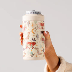 Can Cooler 16oz | 2-in-1 Insulated Tallboy Can Cooler, Screw-Top Lock – Rodeo