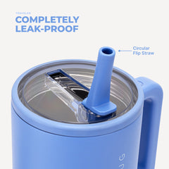 Traveler 32oz | Insulated Tumbler with Handle – Light Blue