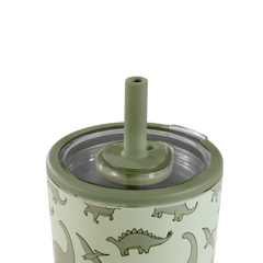 Everyday Tumbler 14oz | Ceramic-Lined Spill-Free Kids Tumbler – Dinosaur